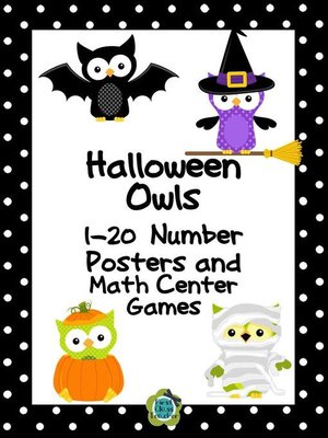 cover image of Halloween Owls &amp; Candy Corn Math Fun for K-1 (Common Core Aligned)